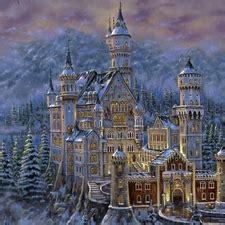 Neuschwanstein, winter, Schwangau, Germany, ##, Castle - For desktop wallpapers: 3200x2400