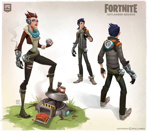 Outlander from Fortnite | Concept art, Character design, Character art