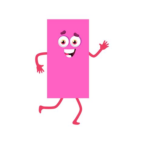 Pink rectangular shape, rectangle math character 13937343 Vector Art at Vecteezy