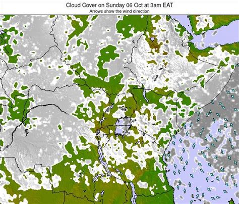 Rwanda Cloud Cover on Friday 10 Feb at 3pm EAT