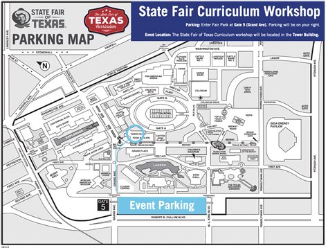 Plan your trip to the Texas State Fair || The maps you need - eParisExtra.com