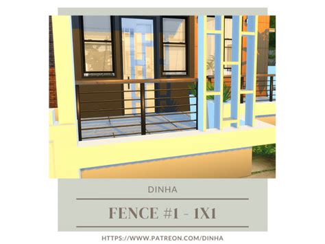 Fences #1 - 1x1 - The Sims 4 Download - SimsDomination Low Fence, David Sims, Best Sims, The ...