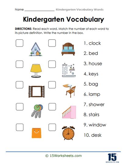 Kindergarten Worksheets - 15 Worksheets.com