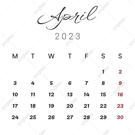 April 2023 Calendar In Organic Minimalist Style, April 2023, April ...