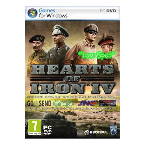 Jual HEARTS OF IRON IV + ALL DLC | CD DVD GAME | PC GAME | GAMING | KASET - Kota Depok - WEPRO ...