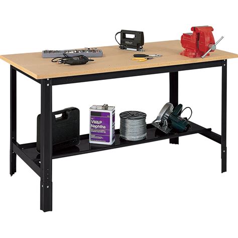 Edsal Heavy-Duty Workbench — 48in.L x 24in.W x 33in.H, Model# UB400-BLK | Northern Tool + Equipment