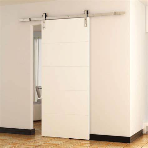 HomCom Modern 8' Interior Sliding Barn Door Kit | Walmart Canada