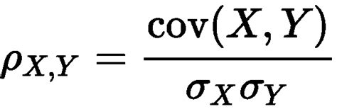 The Pearson linear correlation coefficient between X and Y is often denoted as r, or also as rho ...