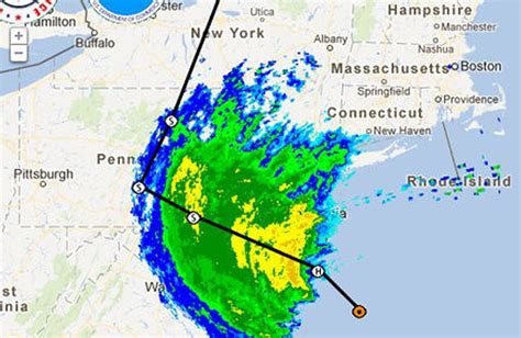 Hurricane Sandy path: Storm tracker map shows live updates on ...