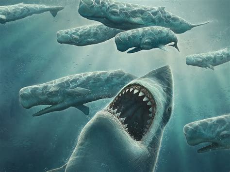 GOD MADE THIS THING: Megalodon Artwork