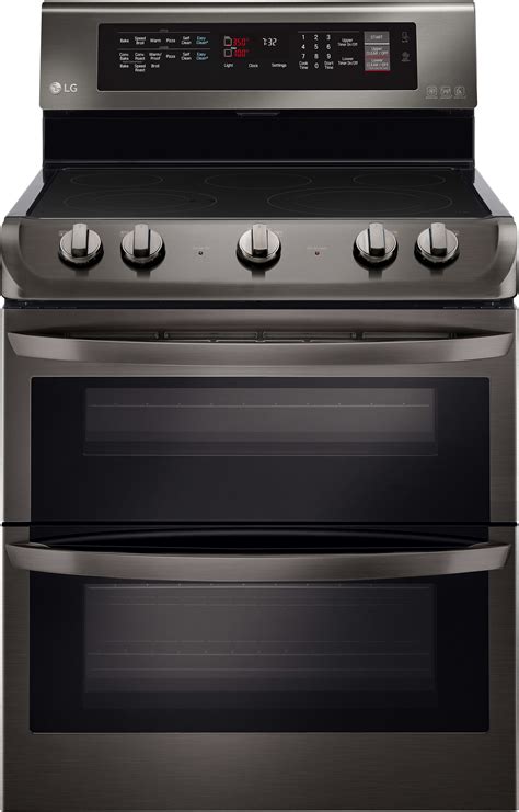 LG LDE4413BD 30 Inch Dual Oven Electric Range with 7.3 cu. ft. Capacity ...