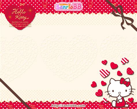 🔥 Free download Hello Kitty Loft Hello Kitty Red Heart Wallpaper [1280x1024] for your Desktop ...