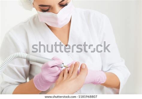 Professional Hardware Pedicure Using Electric Machinepatient Stock Photo 1181968807 | Shutterstock