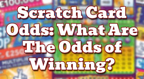 Scratch Card Odds: What Are The Odds of Winning? - Red Casino