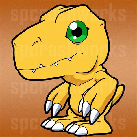 spcrash (Emote Comms Open) on Twitter: "“Agumon digivolve toooo…Greymon ...