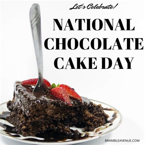 January 27 National Chocolate Cake Day! in 2020 | National chocolate cake day, Cake day ...