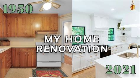 My 1950s Home Renovation | FULL Before and After House Tour Transformation | Gut Renovation ...