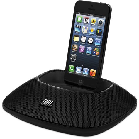 JBL OnBeat Micro Speaker Dock for iPhone 5 JBLONBEATMICBLKAM B&H