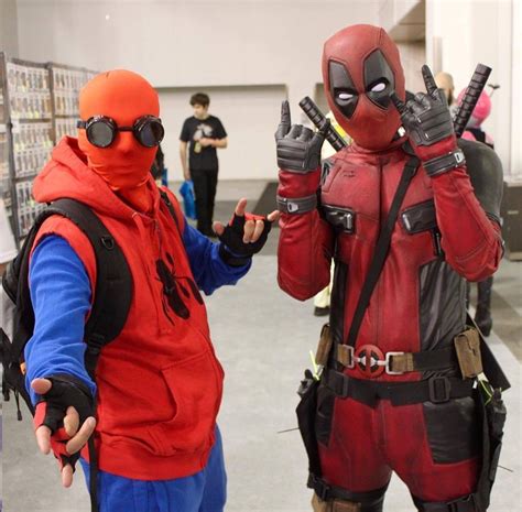 spider‐man deadpool cosplay | Deadpool cosplay, Deadpool cosplay ...