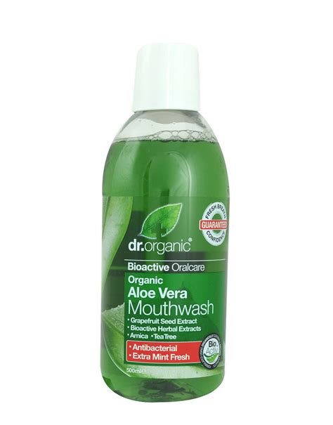 Organic Aloe Vera - Mouthwash by DR. ORGANIC (500ml) $ 9,68