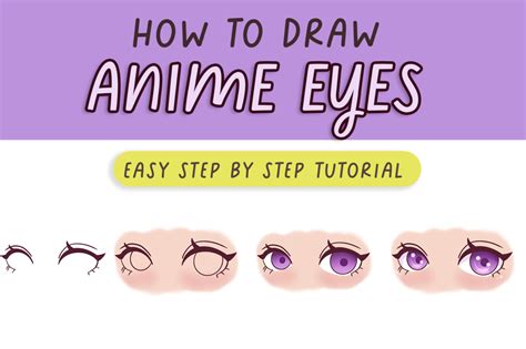 How to Draw Anime Eyes – Female [Easy for Beginners] - Draw Cartoon Style!