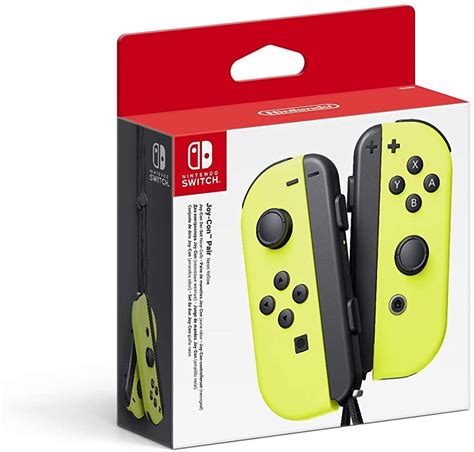 Nintendo Switch Joy Con Controller Neon Yellow (Žuti) -Par - Infomark ...