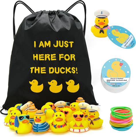 Amazon.com: Rubber Ducks for Cruise Ship, Cruise Ducks Set for Cruising 60 Packs Kit, 20 Rubber ...