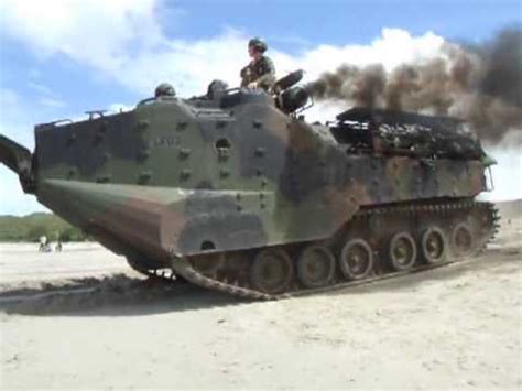 AAV-7A1 amphibious assault vehicle : Royal Thai Navy - YouTube