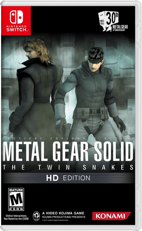 Metal Gear Solid The Twin Snakes HD Nintendo Switch : r/metalgearsolid