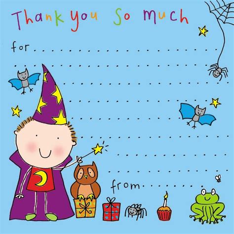 thank you notes for kids, thank you cards for children, kids thank you notes, kids birthday ...