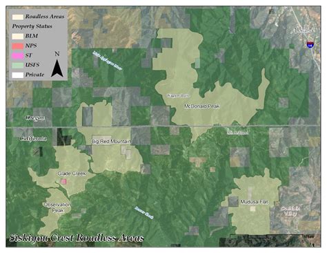 The Siskiyou Crest : Maps for The Siskiyou Crest: Hikes, History & Ecology