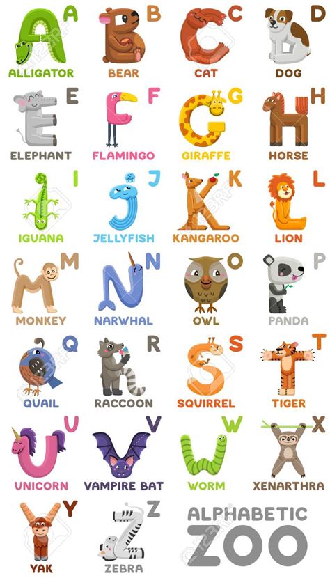 Alphabet Abc Animals