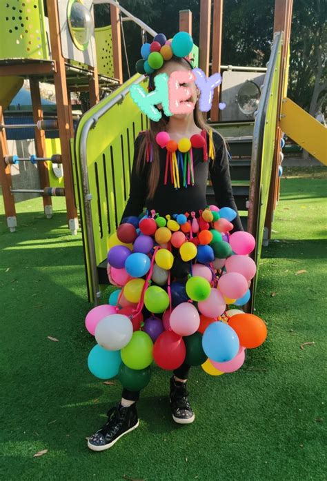 Balloon dress costume | Purim costume, Balloon dress, Balloons