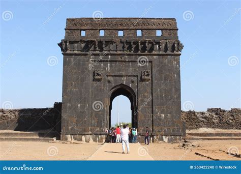 Historic Raigad Fort in Maharashtra, India Editorial Image - Image of ...