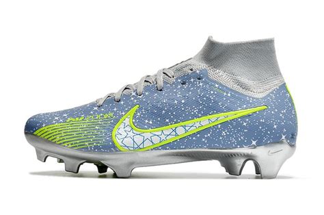 2023 Nike Air Zoom-FG High Top Light Blue Football Boots