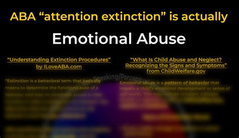 Attention Extinction in ABA [Infographic] | Autism | Just 1 Voice