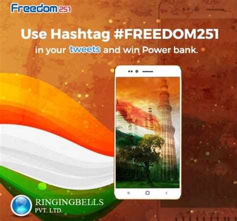 Ringing Bells Launches Smartphone Freedom 251 Priced at Rs 251 ($4 USD)