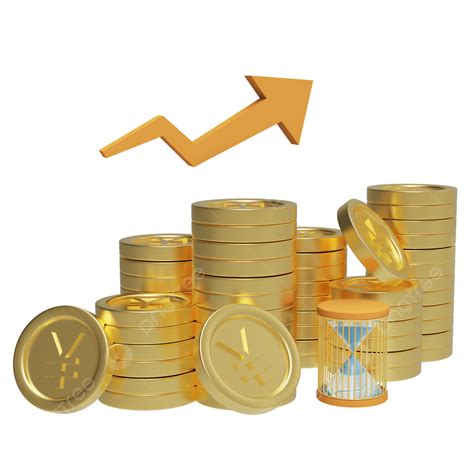 3d Financial Wealth Management Gold Coins, 3d, Stereoscopic, C4d PNG Transparent Image and ...