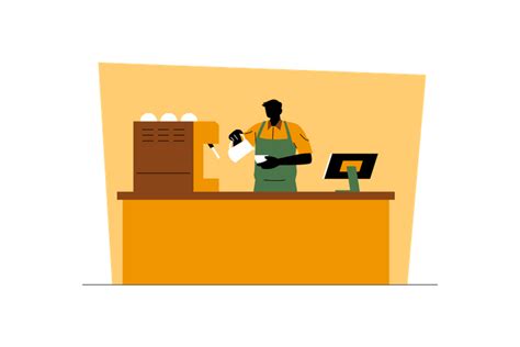 160 Barista Shop Illustrations - Free in SVG, PNG, EPS - IconScout