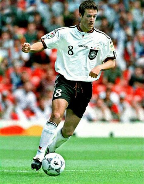 Mehmet Scholl of Germany in action at Euro '96. | Football players, Soccer, Football