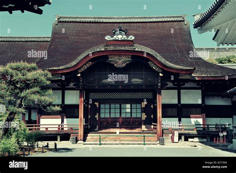 Shrine with historical building in Kyoto, Japan Stock Photo - Alamy