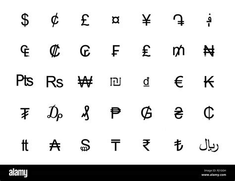 Fictional Currency Symbols