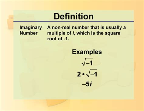 Definition--Imaginary Number | Media4Math