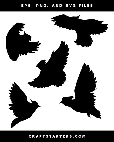 Flying Cockatoo Silhouette Clip Art