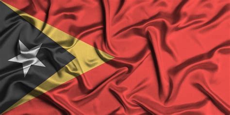 Premium Photo | Illustration of timor leste flag