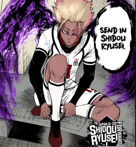 Shidou Ryusei colored panel because he's the goat : r/BlueLock