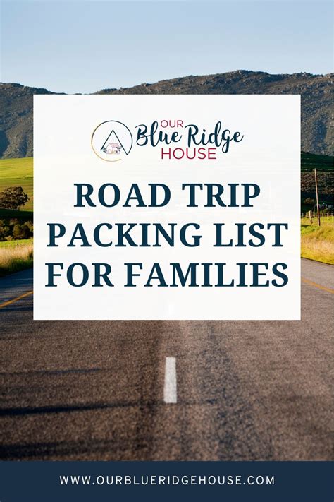 The Ultimate Road Trip Packing List for Families | Free Printable - Our ...