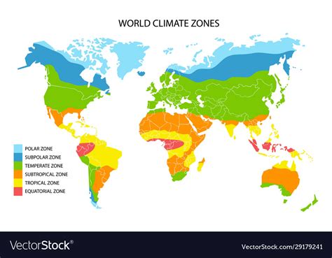 World Climate Regions Map