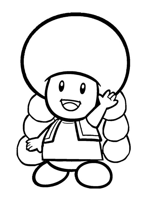 Cool Toad And Toadette Coloring Pages | The Best Porn Website