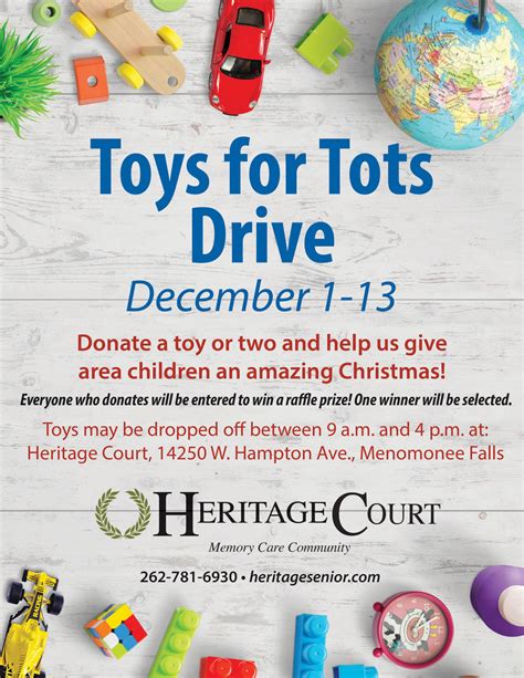 Toys for Tots Donation Flyer Free (7 Prime Designs)